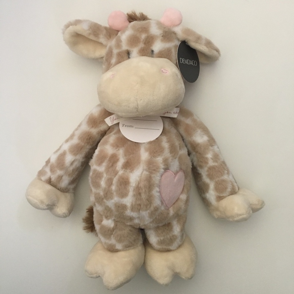 Demdaco Plush Giraffe Stuffed Animal - NEW